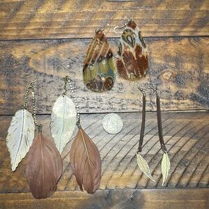 Target Gold and Brown Earrings Collection